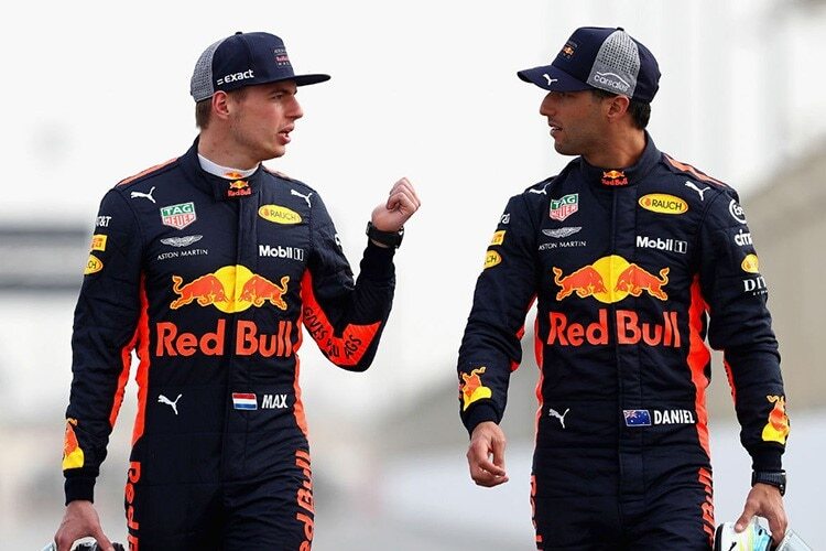 Daniel Ricciardo und Max Verstappen zu Red-Bull-Zeiten