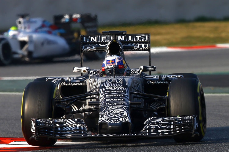 Daniel Ricciardo war am zweiten Barcelona-Testtag der schnellste Pilot
