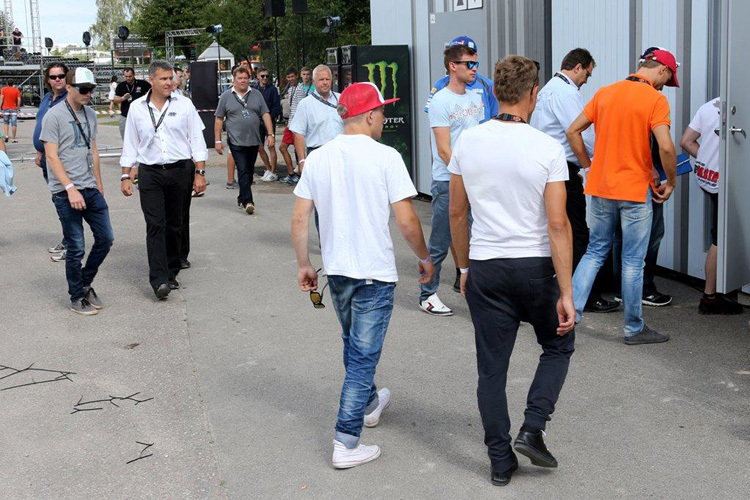 Nach der Fahrerbesprechung wurde der Grand Prix nach Daugavpils verlegt