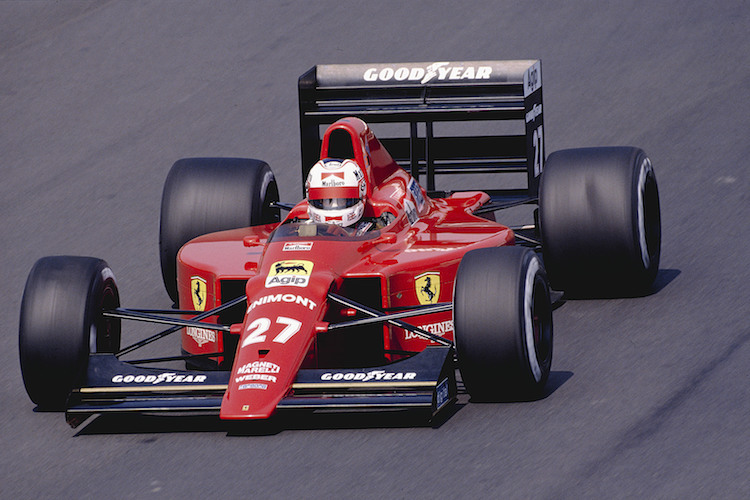 Nigel Mansell 1989 im Ferrari