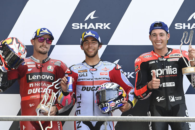 Jack Miller, Enea Bastianini, Aleix Espargaró