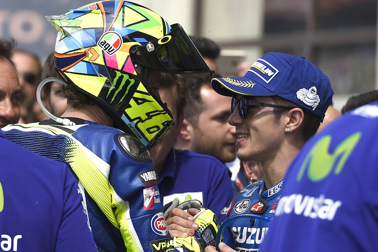 Rossi und Vinales: In Le Mans gemeinsam auf dem MotoGP-Podium