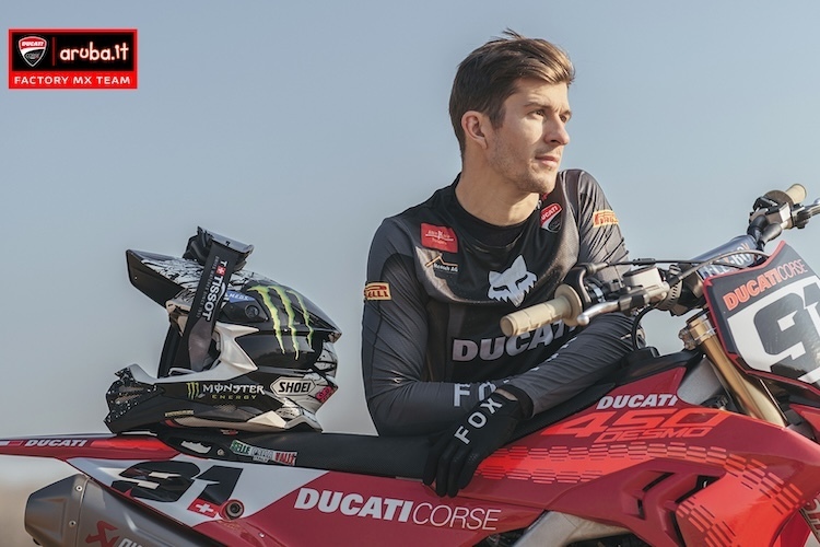 Jeremy Seewer wird seine ersten Rennen mit Ducati in Italien bestreiten