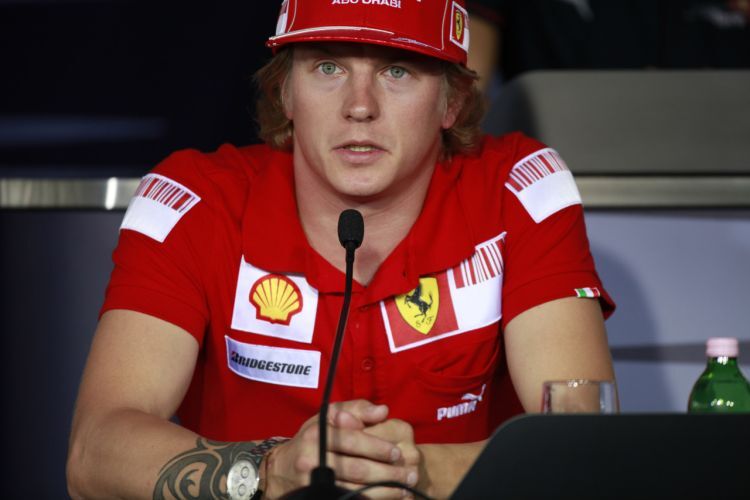 Pressekonferenz mit Kimi Räikkönen 