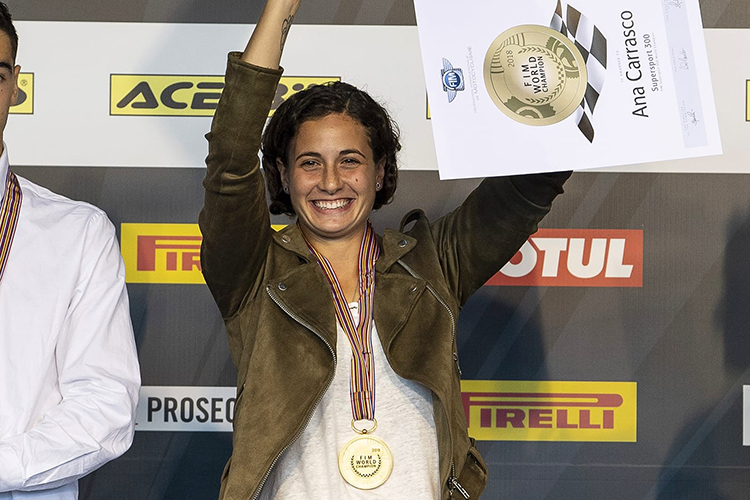 Weltmeisterin Ana Carrasco