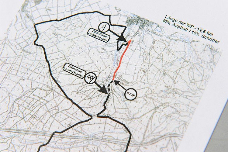 Plan der Prüfung «Ottrau» mit Neutralisation