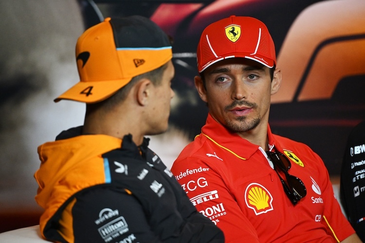 Respekt für Fernando Alonso: Lando Norris und Charles Leclerc 