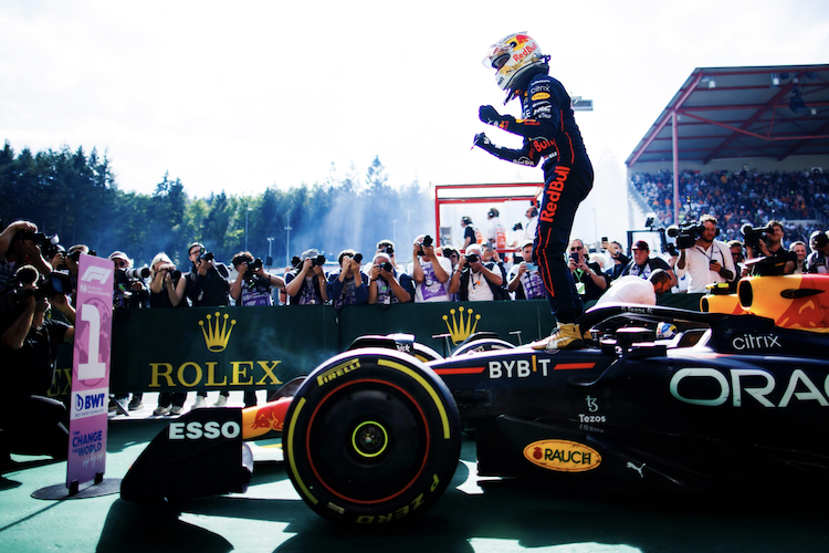 Max Verstappen konnte den Belgien-GP drei Mal gewinnen