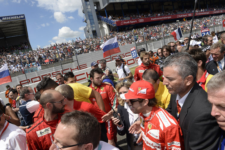 Fernando Alonso genoss die spezielle Atmosphäre in Le Mans