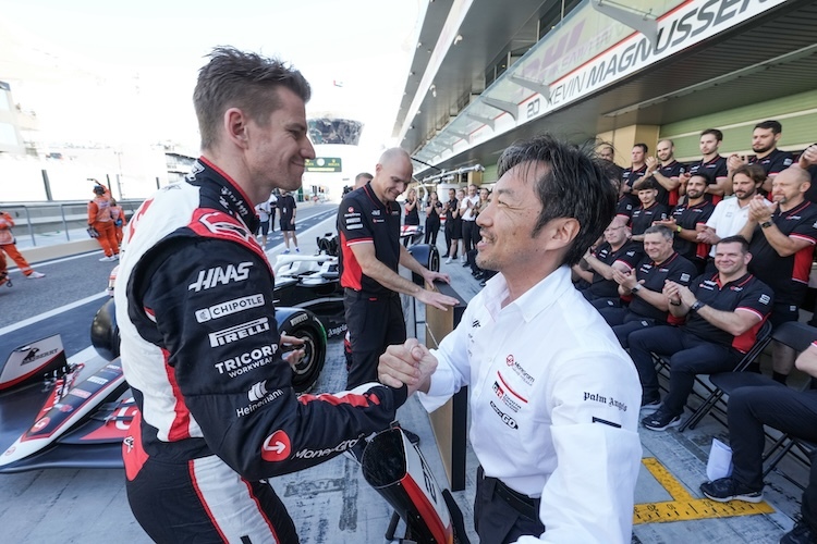 Nico Hülkenberg und Ayao Komatsu