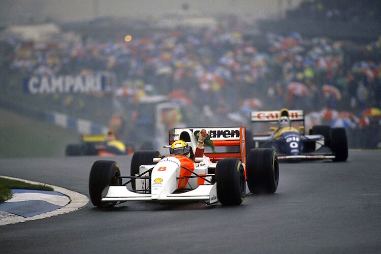Ayrton Senna in Donington 1993