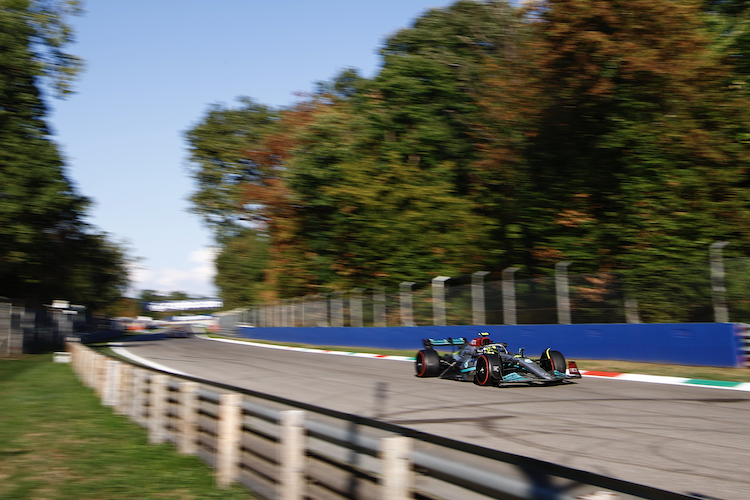 Lewis Hamilton: Ein seltener Moment der Einsamkeit in Monza