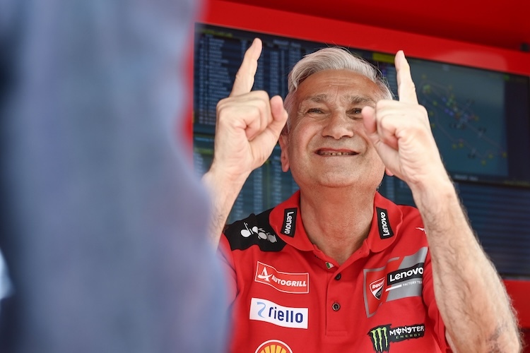 Lebt den Rennsport für Ducati mit dem ganzen Körper: Urgestein Davide Tardozzi