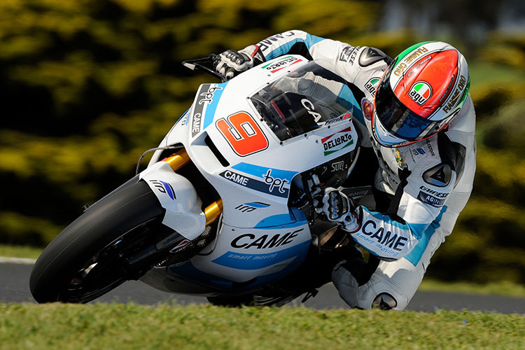 Danilo Petrucci 2013 auf der Ioda-Suter-BMW in Phillip Island