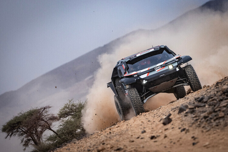 Die Dacia Sandrider Sebastian Loeb/Edouard Boulanger führen die Marokko-Rallye vor dem Finaltag an
