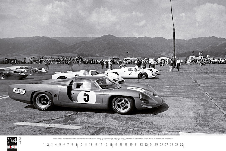Beim Grossen Preis von Österreich in Zeltweg 1968 – für Sportwagen