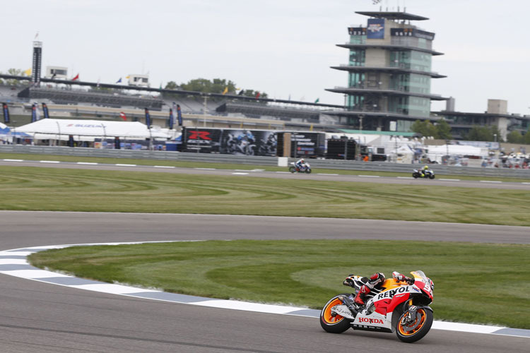 Marc Márquez: Auch mit der MotoGP-Maschine in Indy schnell