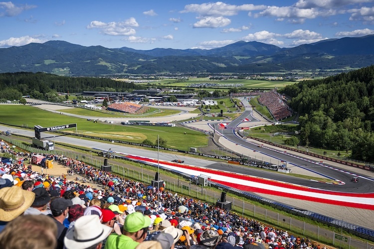 Die Zuschauer am Red Bull Ring werden noch lange die Formel-1-Boliden in Aktion erleben