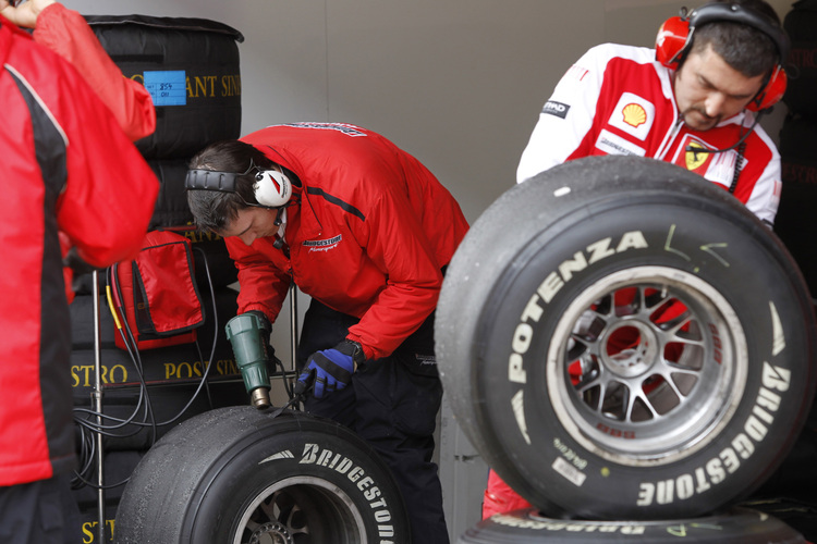 Bridgestone hat noch zwei F1-Arbeitstage vor sich