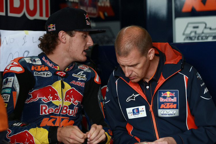 Jack Miller und Red Bull KTM Ajo-Teamchef Aki Ajo