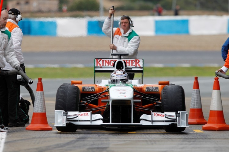 Starker Testabschluss von Force India und Sutil