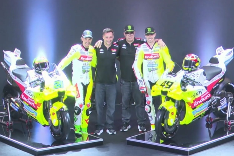 Es leuchtet wieder: Die VR46-Mannschaft für 2025