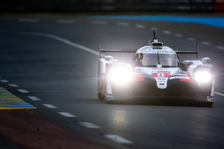 Der Toyota mit der Nummer 8 sicherte sich den LMP1-Sieg in Le Mans
