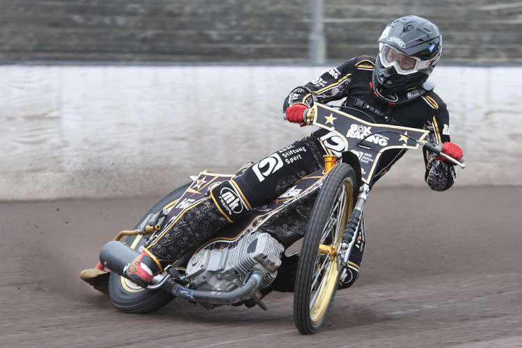 Norick Blödorn drehte im Motodrom Halbemond seine Trainingsrunden