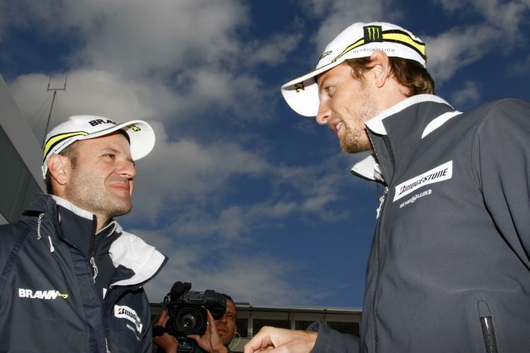 Rubens Barrichello und Jenson Button