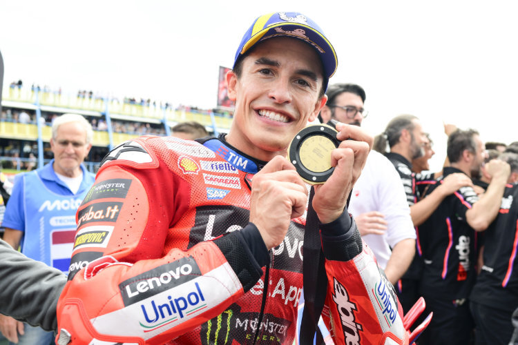Marc Marquez gewann sein neuntes Sprintrennen in dieser Saison