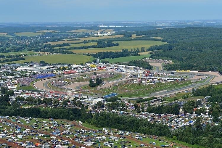 Der heutige Sachsenring in Hohenstein-Ernstthal