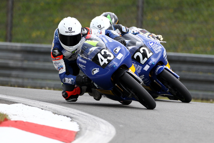 Jack Miller und Luca Amato (RZT Racing Team - IDM 125)
