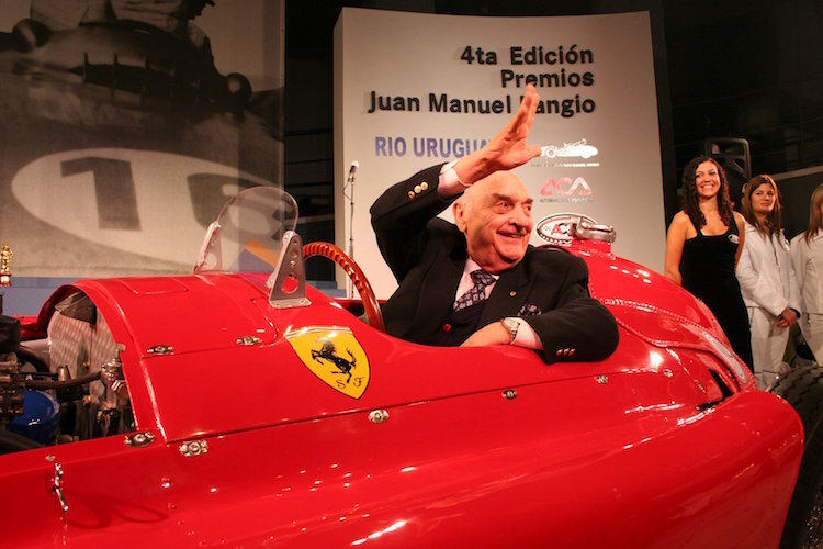 José Froilán González 2005 im Fangio-Museum von Barcarce