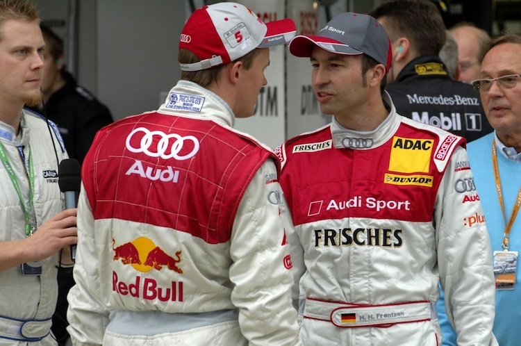 Mattias Ekström 2006 mit Heinz-Harald Frentzen