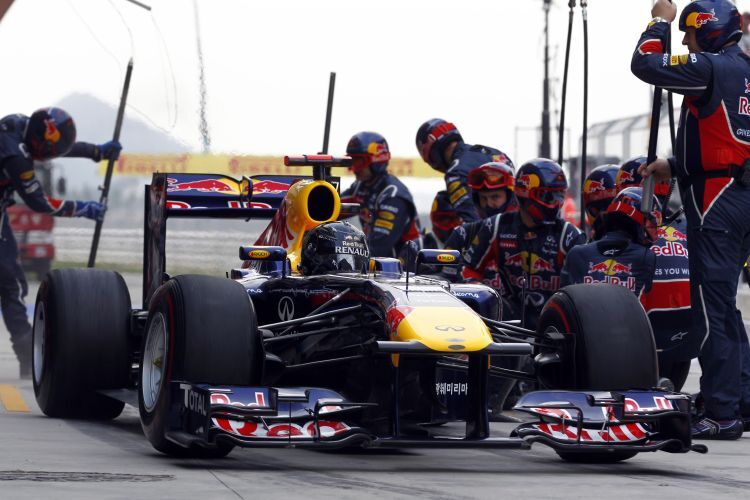 Sebastian Vettels Auto wird bald Sonax-poliert glänzen