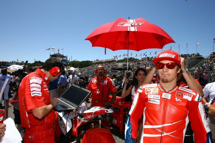 Nicky Hayden in Laguna Seca