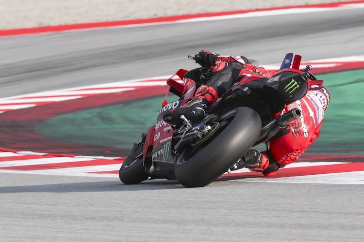 Nach Platz 7 im FP1 ging es für Pecco Bagnaia im Zeittraining vor auf den ersten Rang