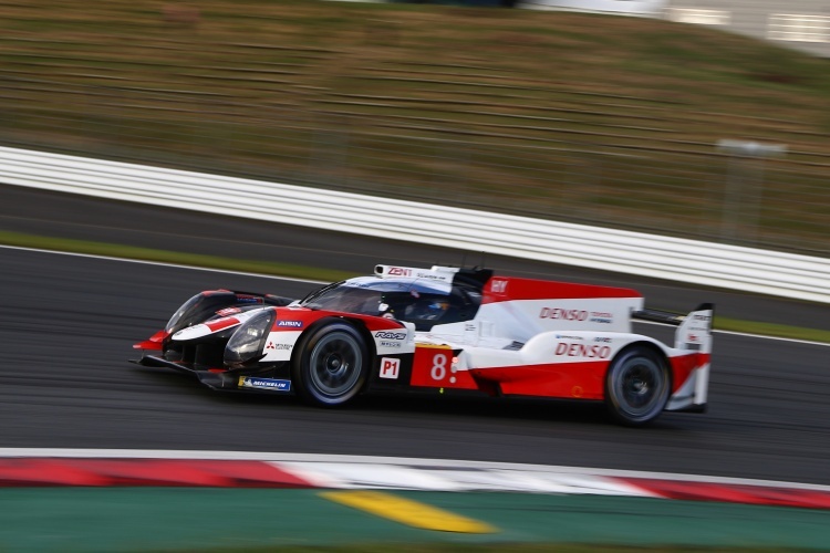 Der Toyota TS050 Hybrid von Sébastien Buemi, Kazuki Nakajima und Brendon Hartley wird in Bahrain um 2,72 Sekunden verlangsamt