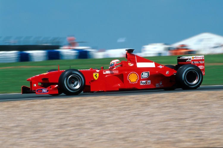 Eddie Irvine 1999 im Ferrari