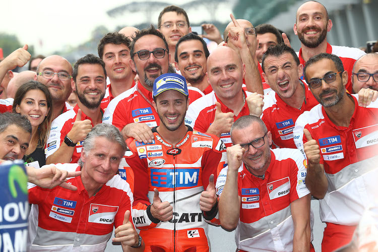 Andrea Dovizioso und Team