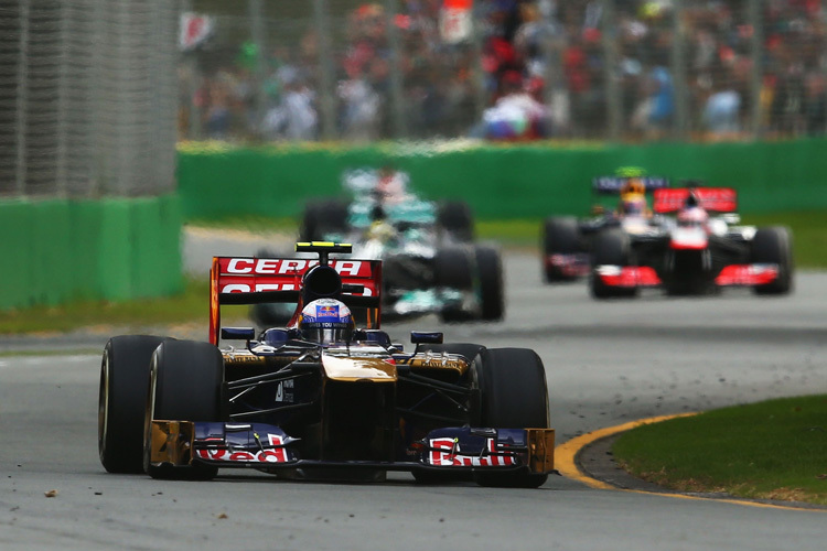 Daniel Ricciardo: «Ich rutschte herum wie ein Anfänger.»