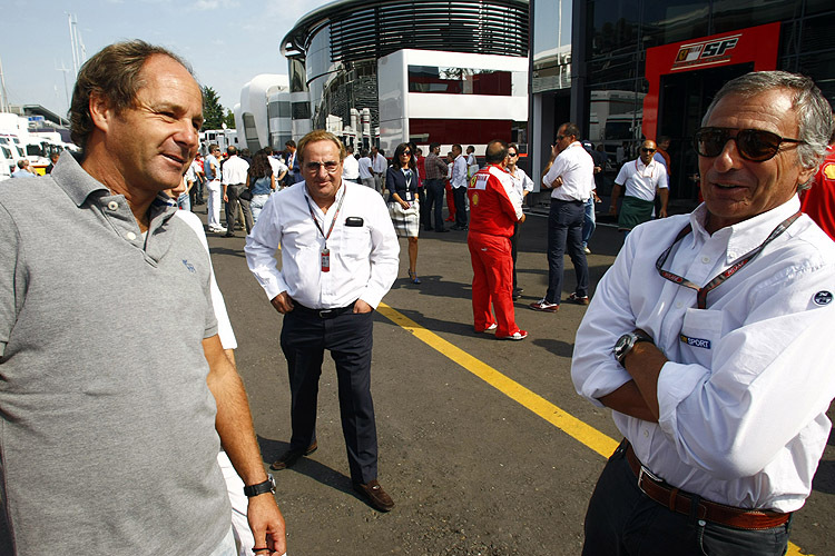 Berger mit Riccardo Patrese in Monza 2009