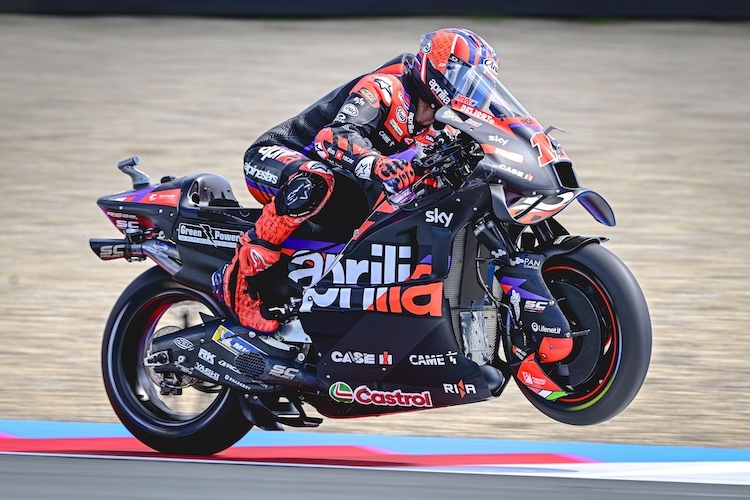 Maverick Vinales gewann für Aprilia den US-GP. Alle anderen Grand Prix gingen an Ducati