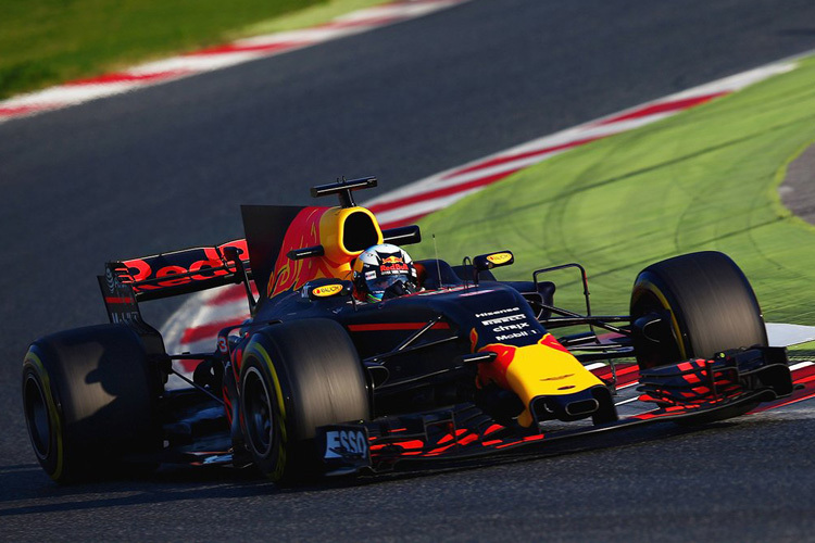 Daniel Ricciardo mit seinem neuen Auto