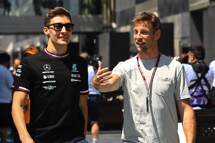 George Russell und Jenson Button