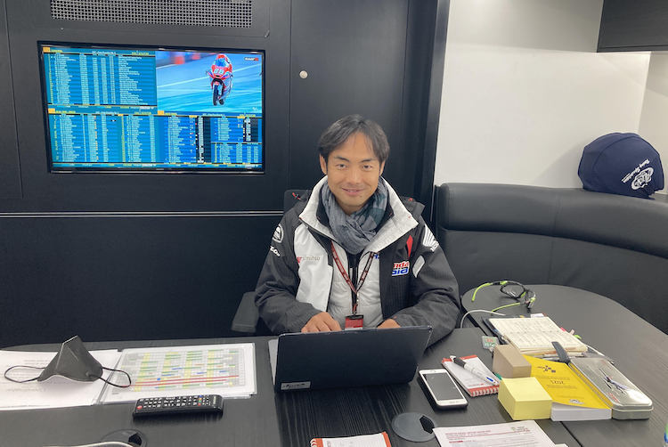 Honda Team Asia-Manager Hiroshi Aoyama