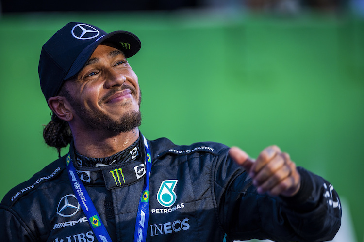 Lewis Hamilton wird aus der ersten Startreihe ins Rennen gehen