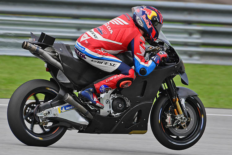 Stefan Bradl beim MotoGP-Test in Sepang 2023
