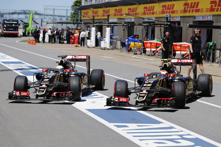 Maldonado und Grosjean