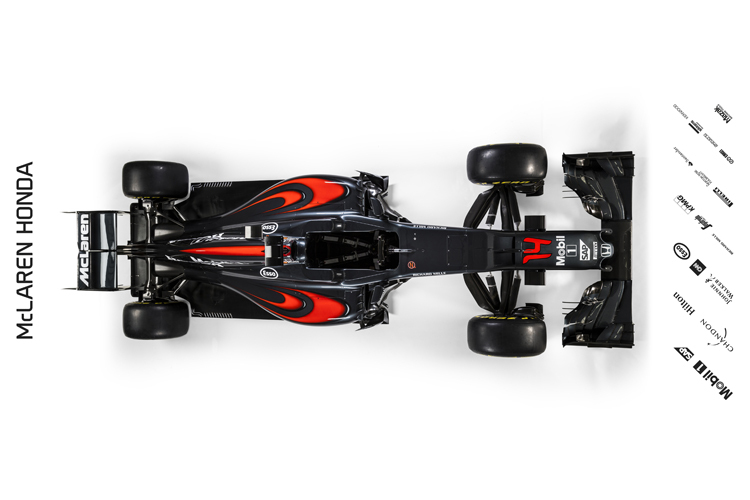 Schlanke Schönheit: McLaren-Honda setzt auch beim 2016er-Auto auf eine schlanke Linie